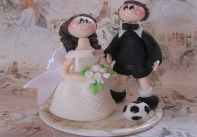 image of player on a wedding cake